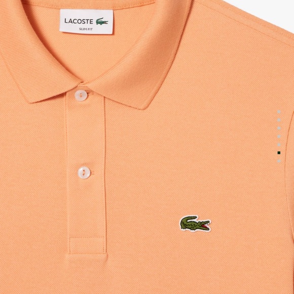 NWT Lacoste Men's Slim Fit L.12.12 Piqué Polo
Men Light Orange Lacoste Polos - Picture 3 of 7